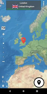 MapMaster Free - Geography game Screen Shot 1