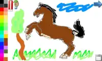 Coloring Book: Horses! FREE Screen Shot 1
