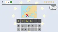 Negara Eropa: Peta, bendera dan ibu kota kuis Screen Shot 6