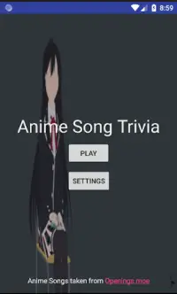 Anime Song Trivia Screen Shot 0