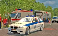 vero camionetta guida simulatore polizia Gioco Screen Shot 2