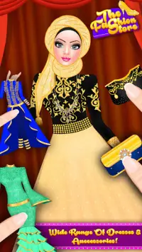 Hijab Doll Fashion Salon Dress Screen Shot 13