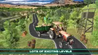 Real Tractor Cargo Transport : Offroad 3D Sim 2017 Screen Shot 0