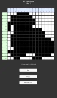 PiCross  Solver - Picture Cross Nonogram puzzles Screen Shot 2