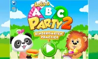 ABC Party 2: Kindergarten Practice - Lolabundle Screen Shot 0