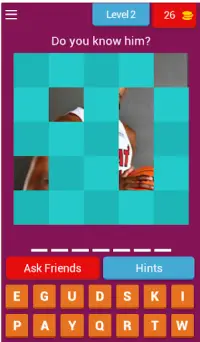 Basketball Player Mobile Quiz Screen Shot 1