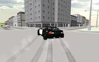 piloto de coches de policía 3D Screen Shot 0