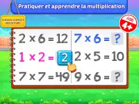 Jeux de multiplication enfants Screen Shot 7