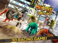 Carreras de Moto y Monstruo 3D Screen Shot 3