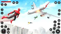 Flying Spider Rope Hero Fight Screen Shot 0