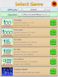 Math Fast Plus and Minus Screen Shot 12