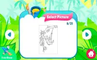 Monkey Jungle Coloring Books Screen Shot 7