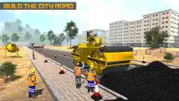 रोड बिल्डर सिम: सिटी रोड निर्माण खेल 2018 Screen Shot 7