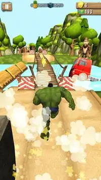 Super Green Hulk Escape Run Of Jungle Screen Shot 5