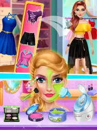 College girl date makeover - Beach dress up party Screen Shot 0
