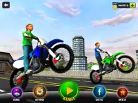Дети Мотоцикл Stunt Rider 3D Screen Shot 5