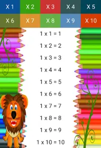 Multiplication games Screen Shot 3