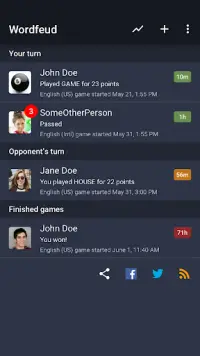Wordfeud Screen Shot 7