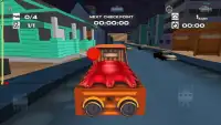 Spooky Zombie Town Car Race Screen Shot 4