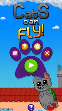 Cats Can Fly! Screen Shot 0