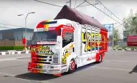 Truck Simulator Indonesia : Livery Bussid Screen Shot 1
