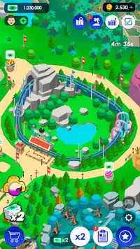 Idle Theme Park - Magnat Screen Shot 3