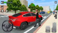 Taxi na Cidade 3D: Jogos de Carros e Simulador Screen Shot 2
