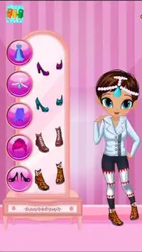 shimmer princess Dress up game Screen Shot 0