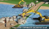 Amphibious Excavator Construction Crane Simulator Screen Shot 0
