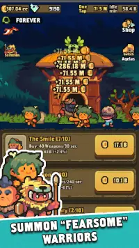 Tap Tap Smith: Prehistoric Heroes Screen Shot 2