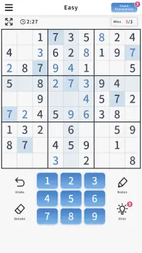 Sudoku - Free Sudoku puzzle game Screen Shot 5
