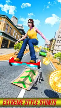 Hoverboard Stunts Racer 2019 Screen Shot 0