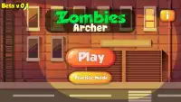 Zombie Archery Shooting 2D - Fun 2D Hunting Game Screen Shot 0