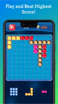 Block Puzzle - Fill The Grid With Jewel Blocks Screen Shot 0