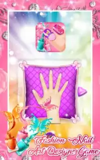 Fashion Nail Art Designs Game Screen Shot 0