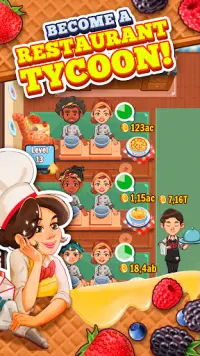 Spoon Tycoon - Idle Cooking Manager Game Screen Shot 0