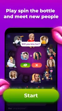Spin the bottle and kiss, date sim - Kiss Cruise Screen Shot 4