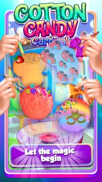 حلوى القطن - كرنفال صانع الغذاء لعبة Screen Shot 4