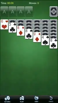 Klondike ＄ Classic Solitaire Screen Shot 1