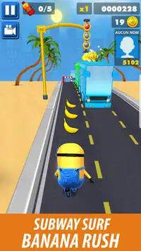 Subway Banana Rush 3D Screen Shot 0