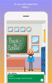 Mr. Baldu is Calling! Online School Simulator Screen Shot 0