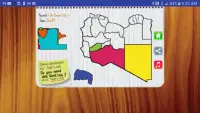 Libya Map Puzzle Game Screen Shot 1