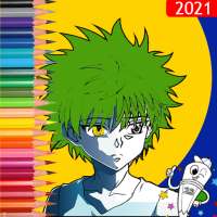 coloring game for Hunter x hunter