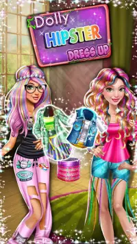 Dress up Game: Dolly Hipsters Screen Shot 0