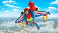 Flying Jetpack Crime City Hero Simulator Screen Shot 3