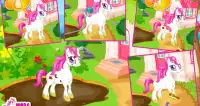 Cuidado lindo pony juego chica Screen Shot 4