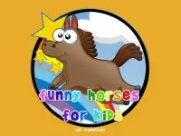 funny horses for kids Screen Shot 0