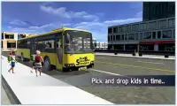 محاكاة حافلة مدرسية حقيقية Screen Shot 0