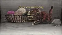 Kitty cat cards mahjong Screen Shot 0