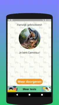 Welke dinosaurus ben jij? Test Screen Shot 3